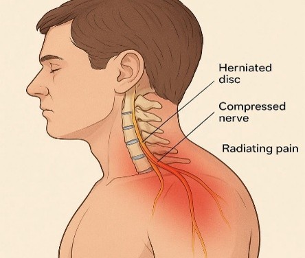 Cervical Slipped Disc and Brachalgia